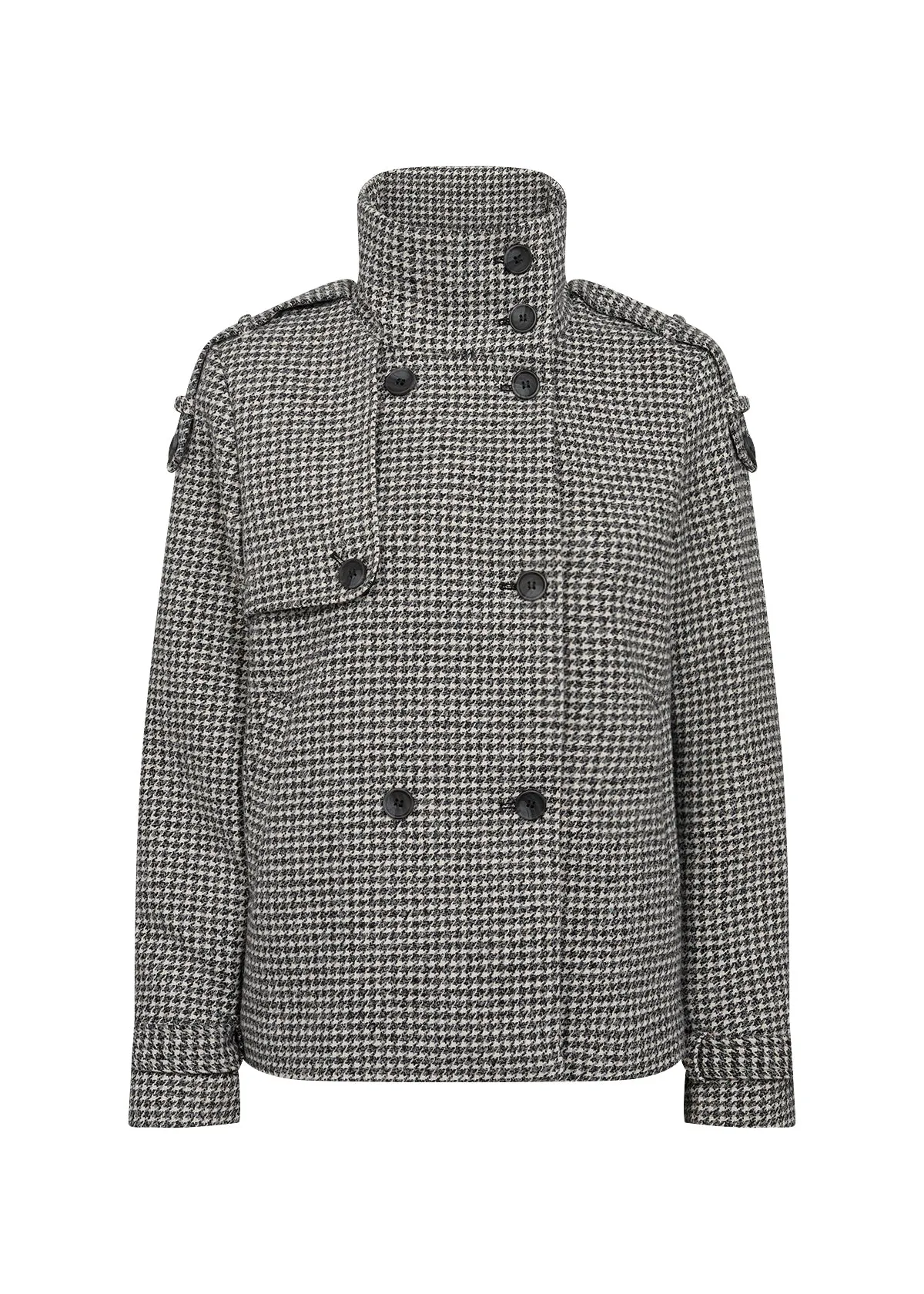 Soya Concept Felisia 1 Jacket Black Houndstooth Pattern