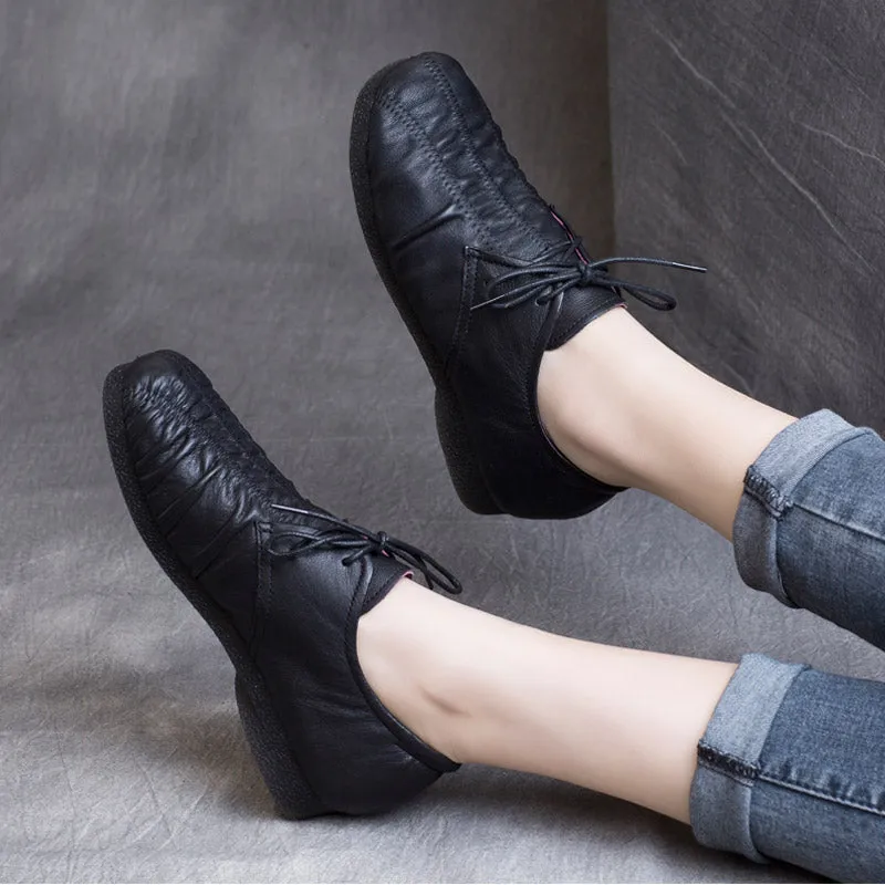 Spring Handmade Cow Tendon Bottom Retro Shoes | Gift Shoes