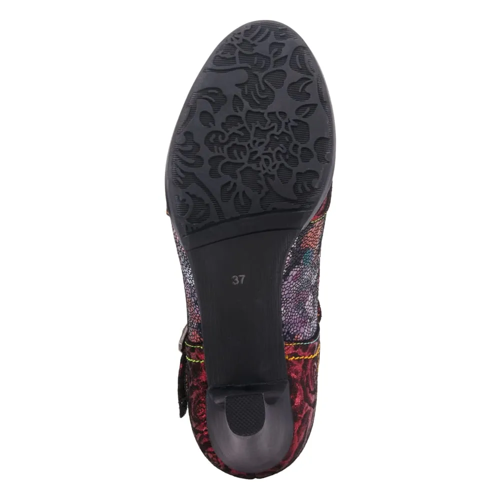 Spring Step Shoes L'Artiste Mazie Women's Floral T-Bar Shoes