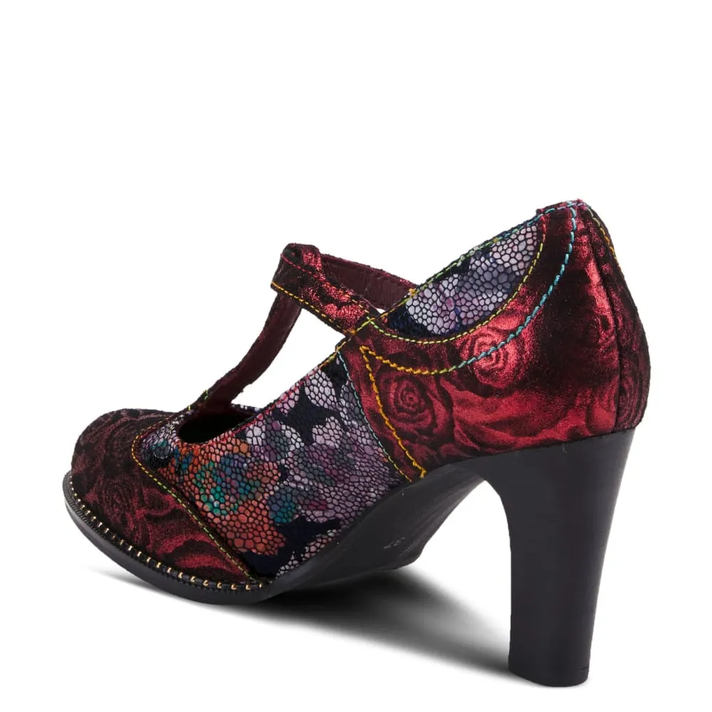 Spring Step Shoes L'Artiste Mazie Women's Floral T-Bar Shoes