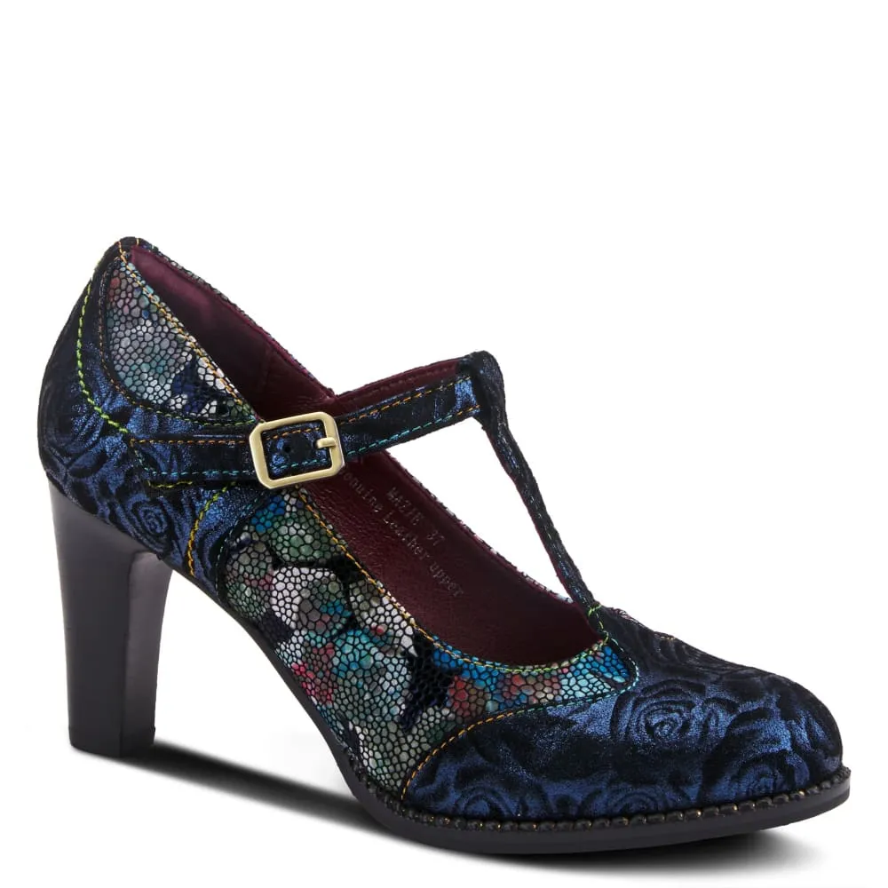 Spring Step Shoes L'Artiste Mazie Women's Floral T-Bar Shoes