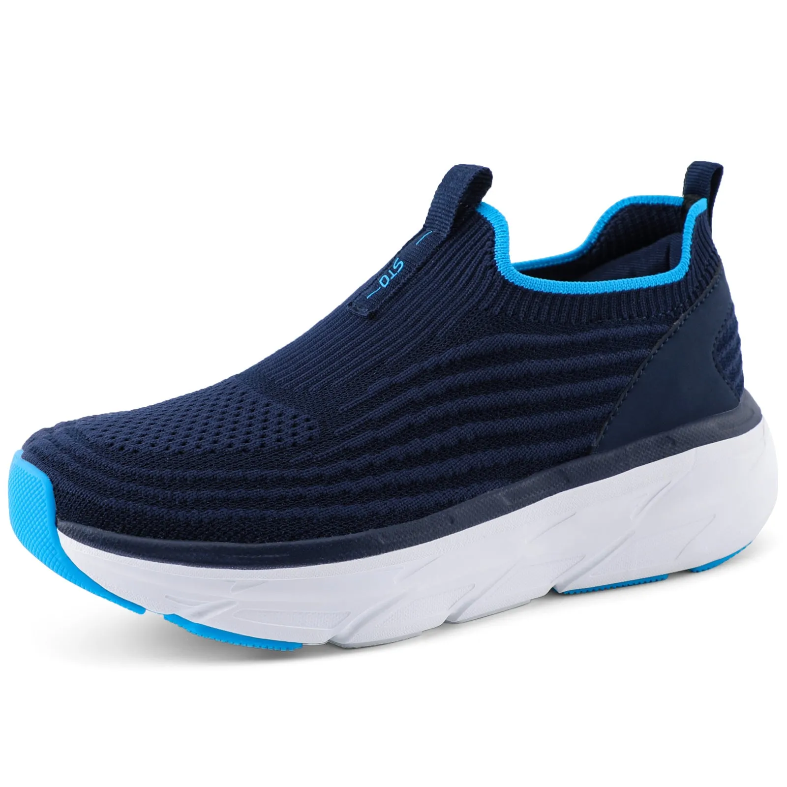 STQ Women's Slip On Walking Tennis Shoes Cushion Comfortable Orthopedic Sneakers Breathable Non-Slip Athletic Gym Workout Shoe