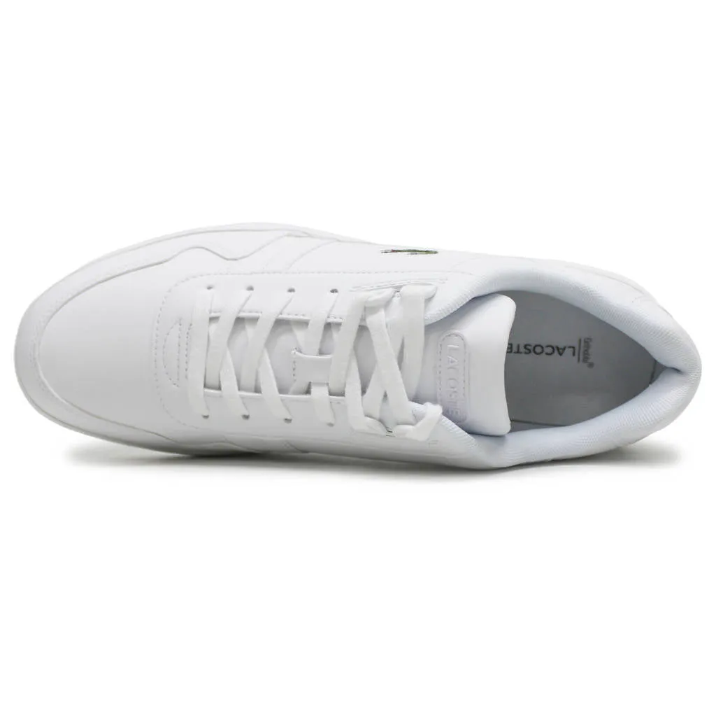 T Clip Leather Synthetic Men's Low Top Trainers