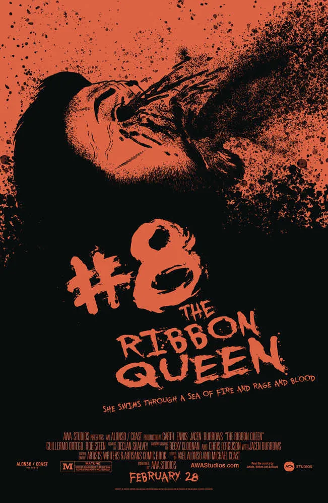 The Ribbon Queen #8 (Of 8) Cover C Horror Poster Homage (Mature)