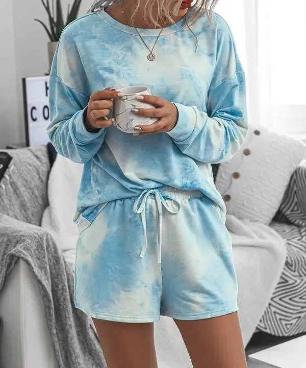 Tie-Dye Loungewear Set