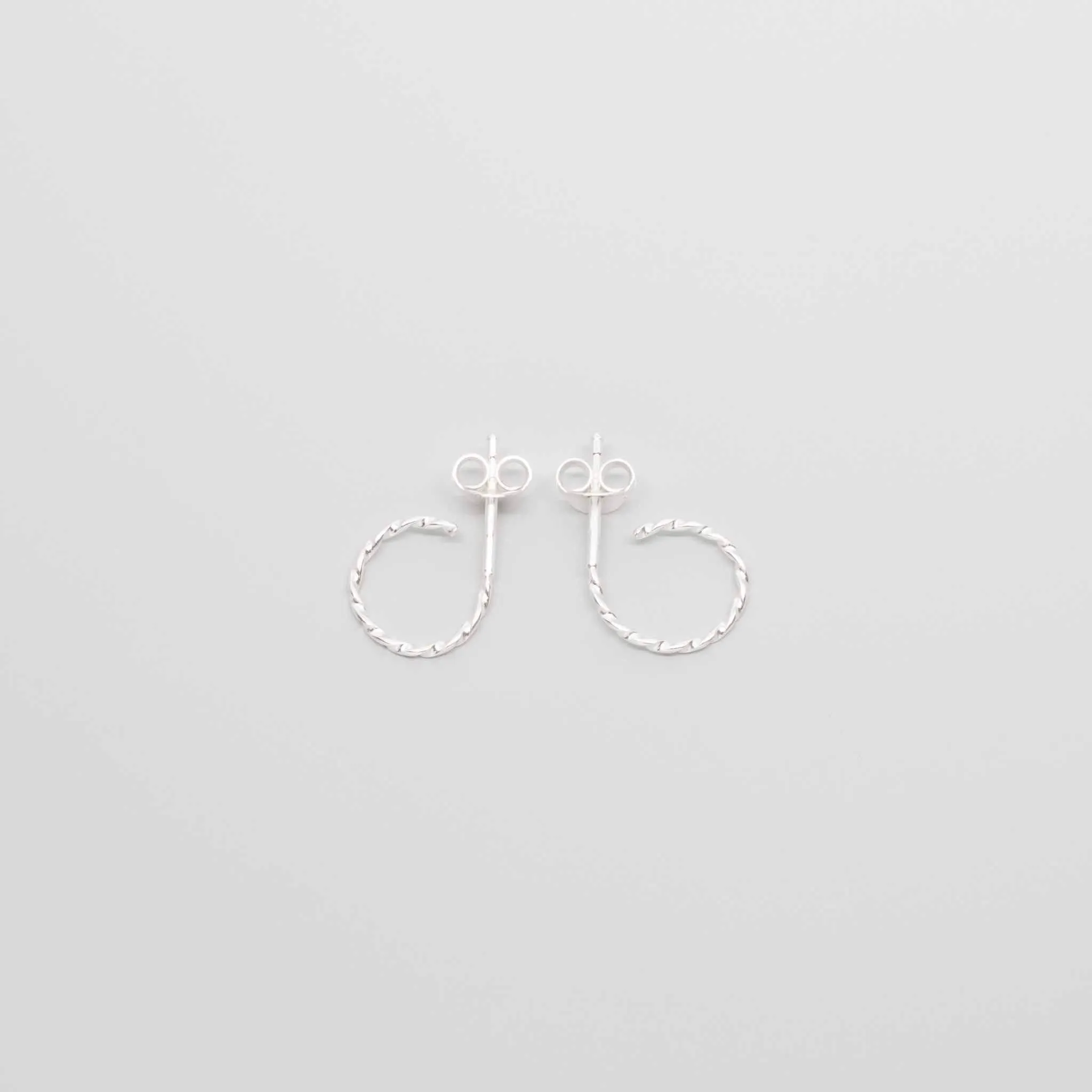 Tiny Twisted Hoops