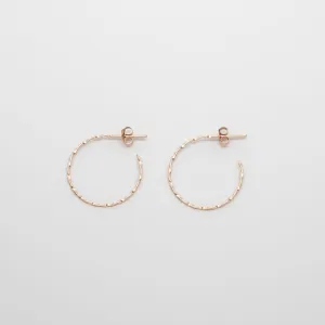 Tiny Twisted Hoops