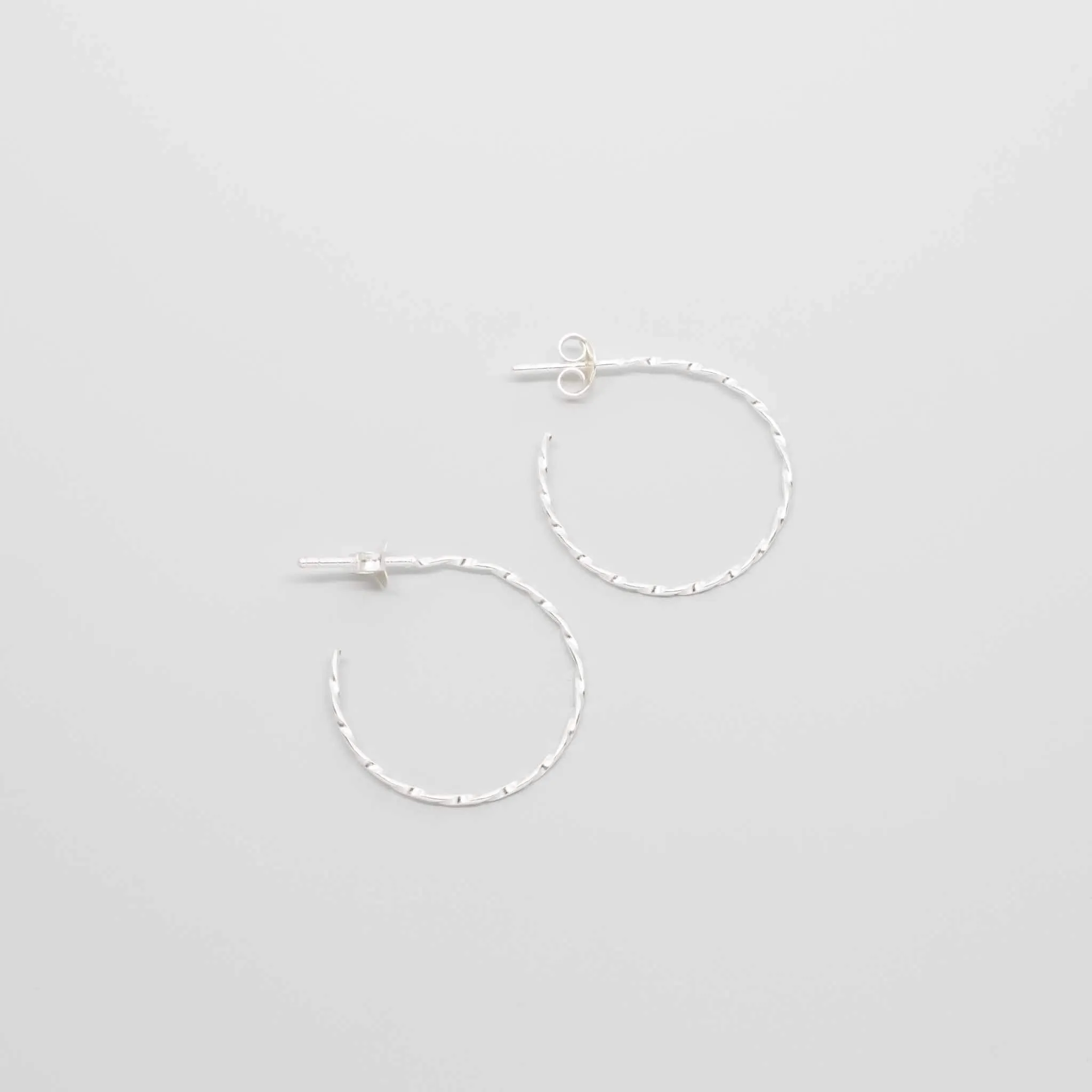 Tiny Twisted Hoops