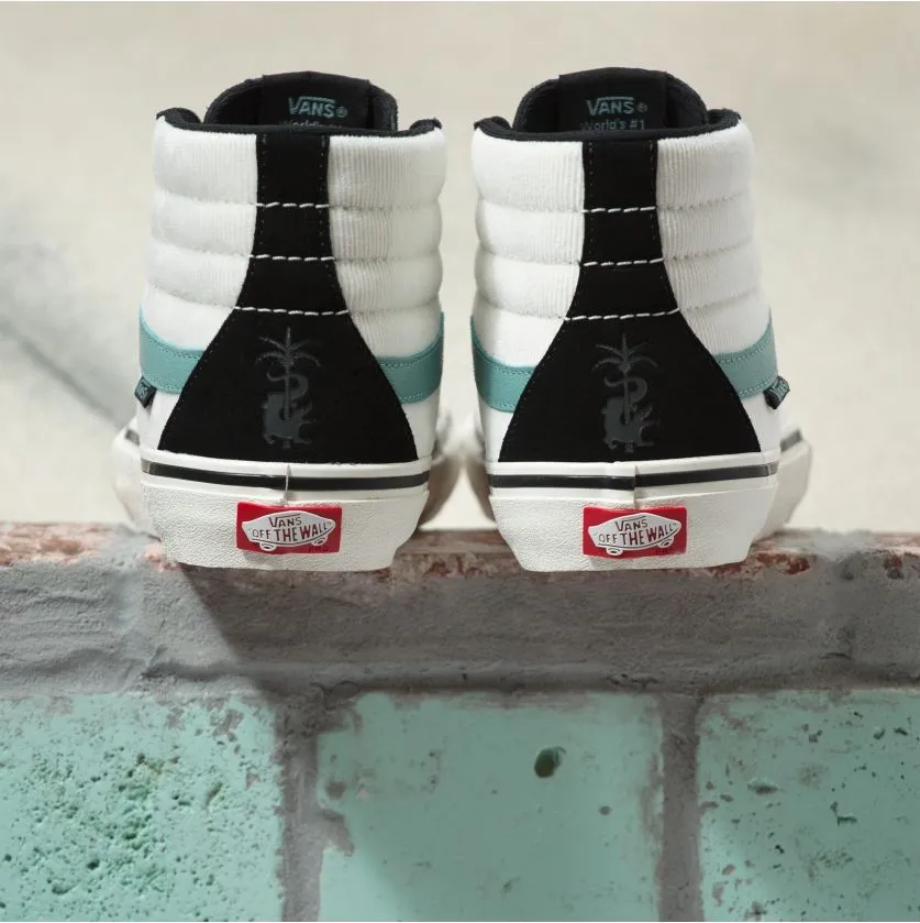 Vans Sk8-Hi Pro Skateboard Shoe - (Fabiana Delfino)Black/Oil Blue