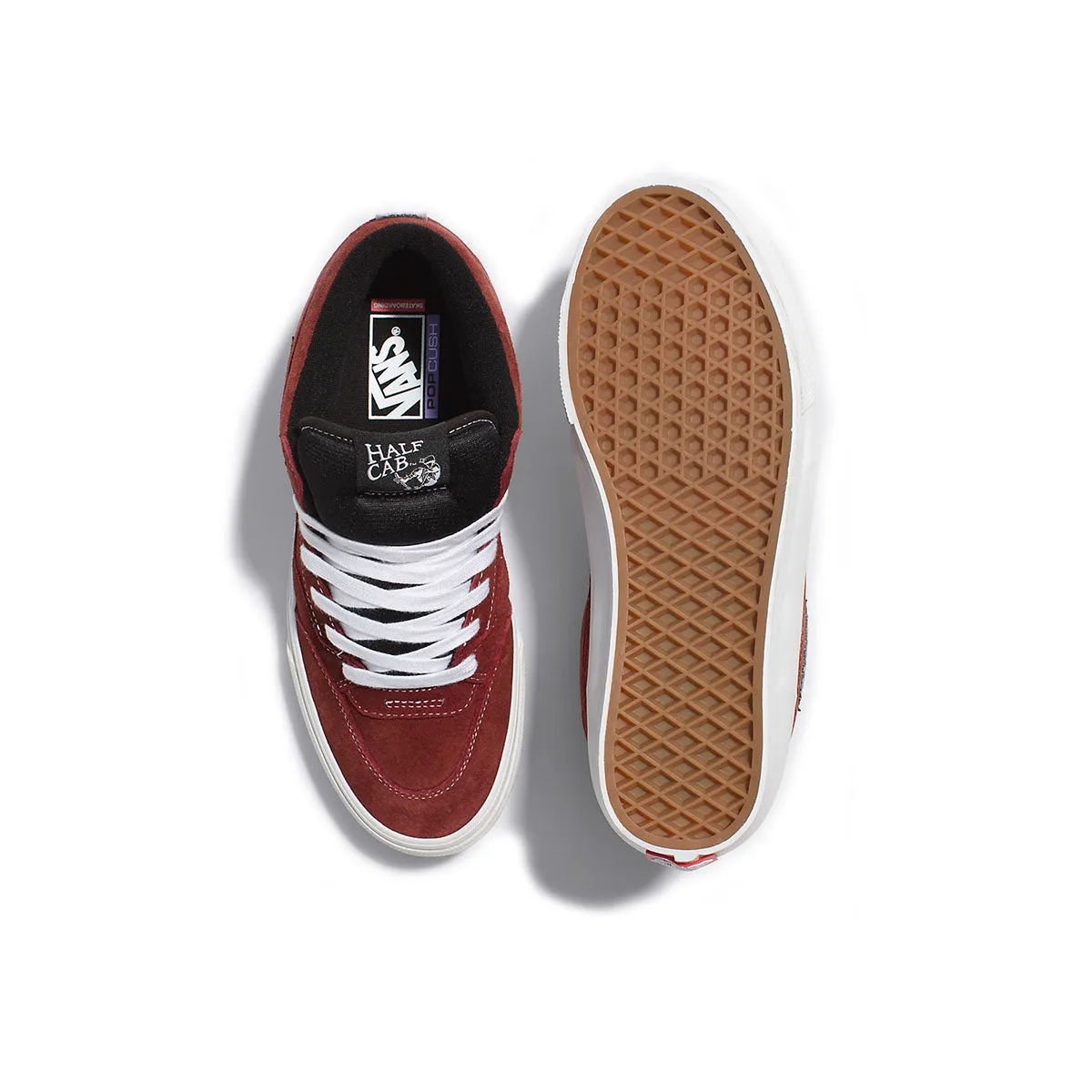 Vans Skate Half Cab 92' - Pig Suede Red Brick