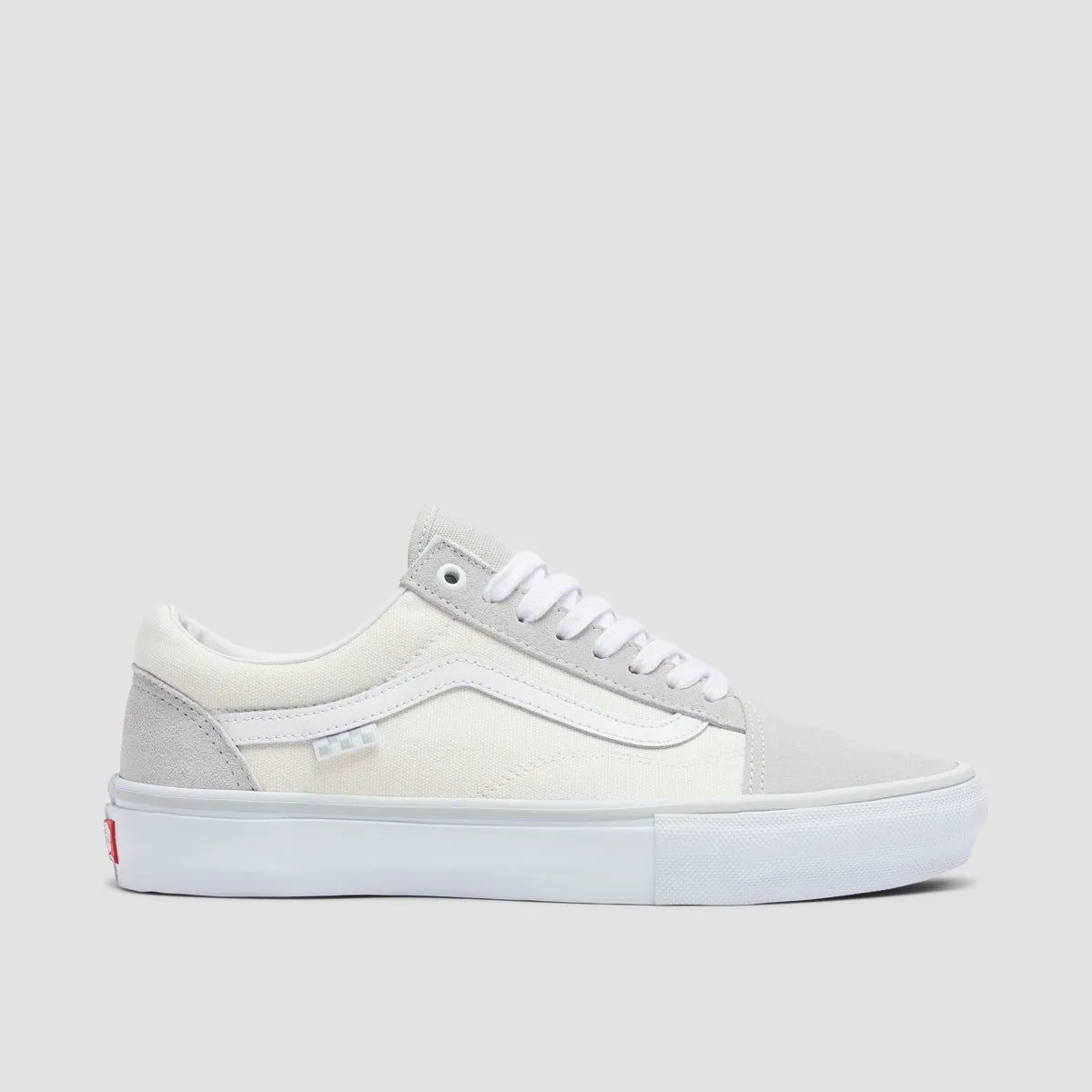 Vans Skate Old Skool Shoes - Light Grey/White