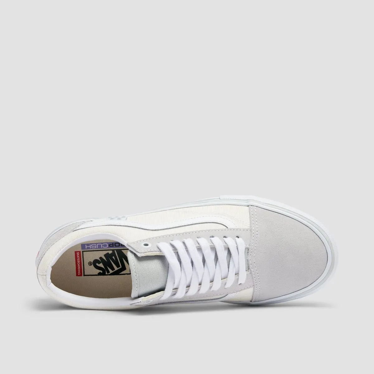 Vans Skate Old Skool Shoes - Light Grey/White