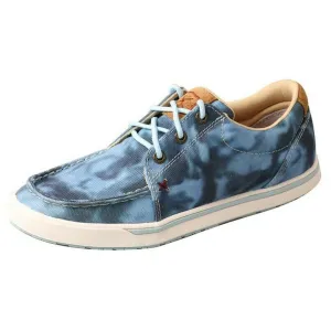 WCA0043 Twisted X Women's Blue Tie Dye Kicks