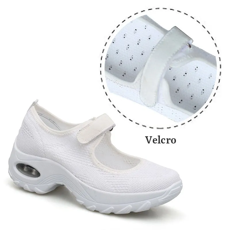 Women's All Black or All White Breathable Comfortable Hollow Shoes