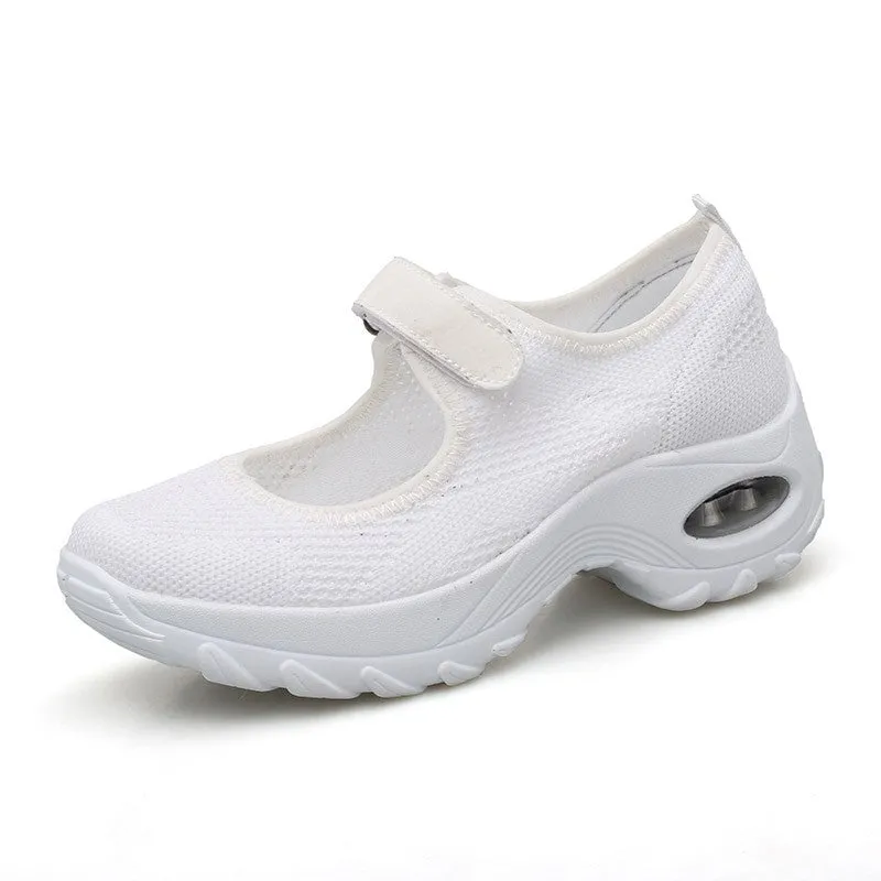 Women's All Black or All White Breathable Comfortable Hollow Shoes