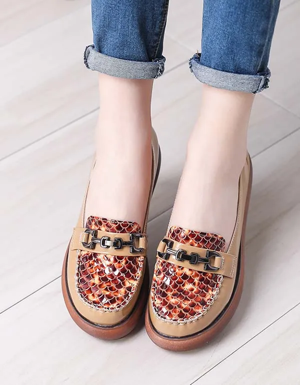 Women's Handmade Retro Wedge Shoes