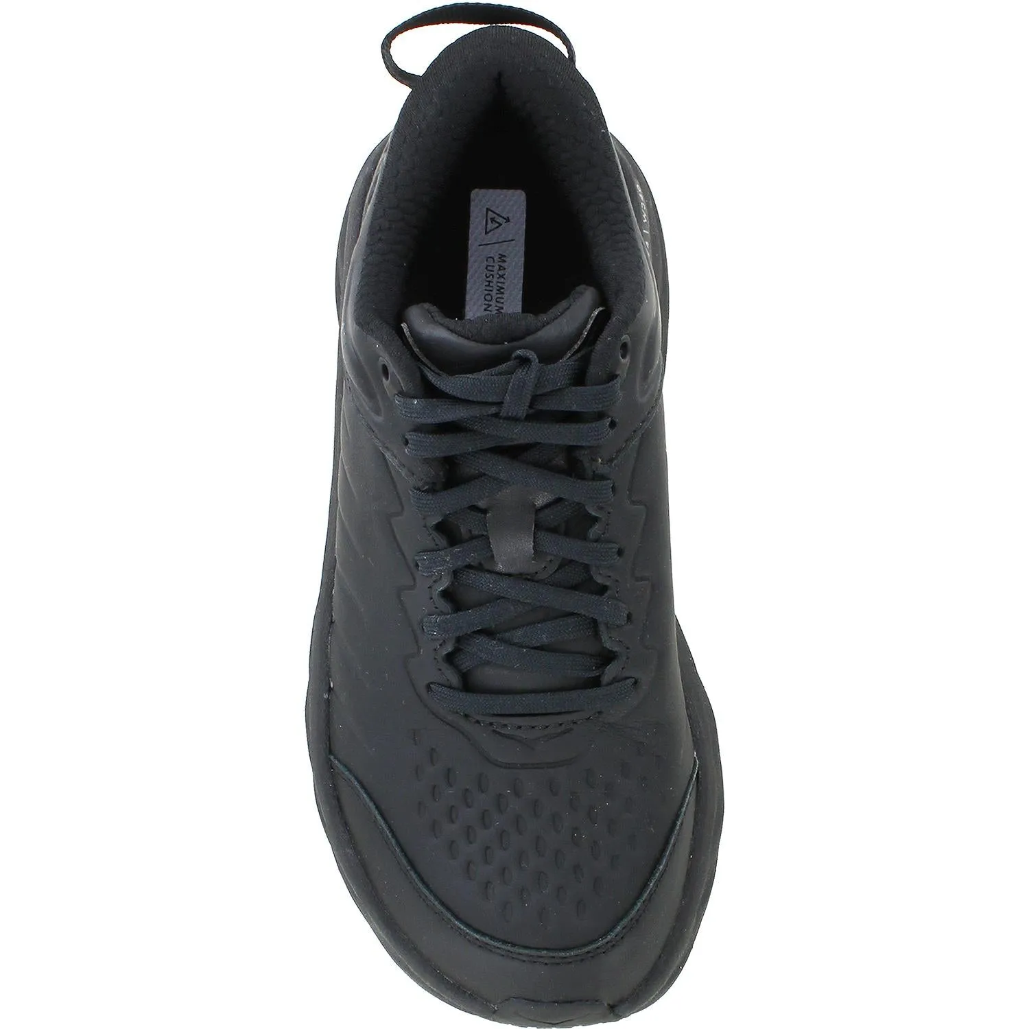 Women's Hoka Bondi SR Black Leather