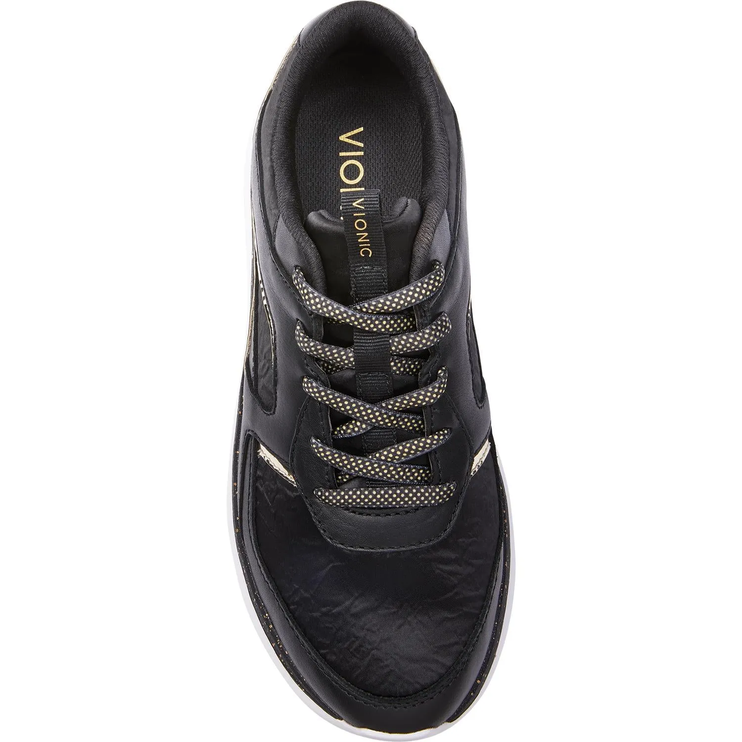 Women's Vionic Adela Black Metallic Leather