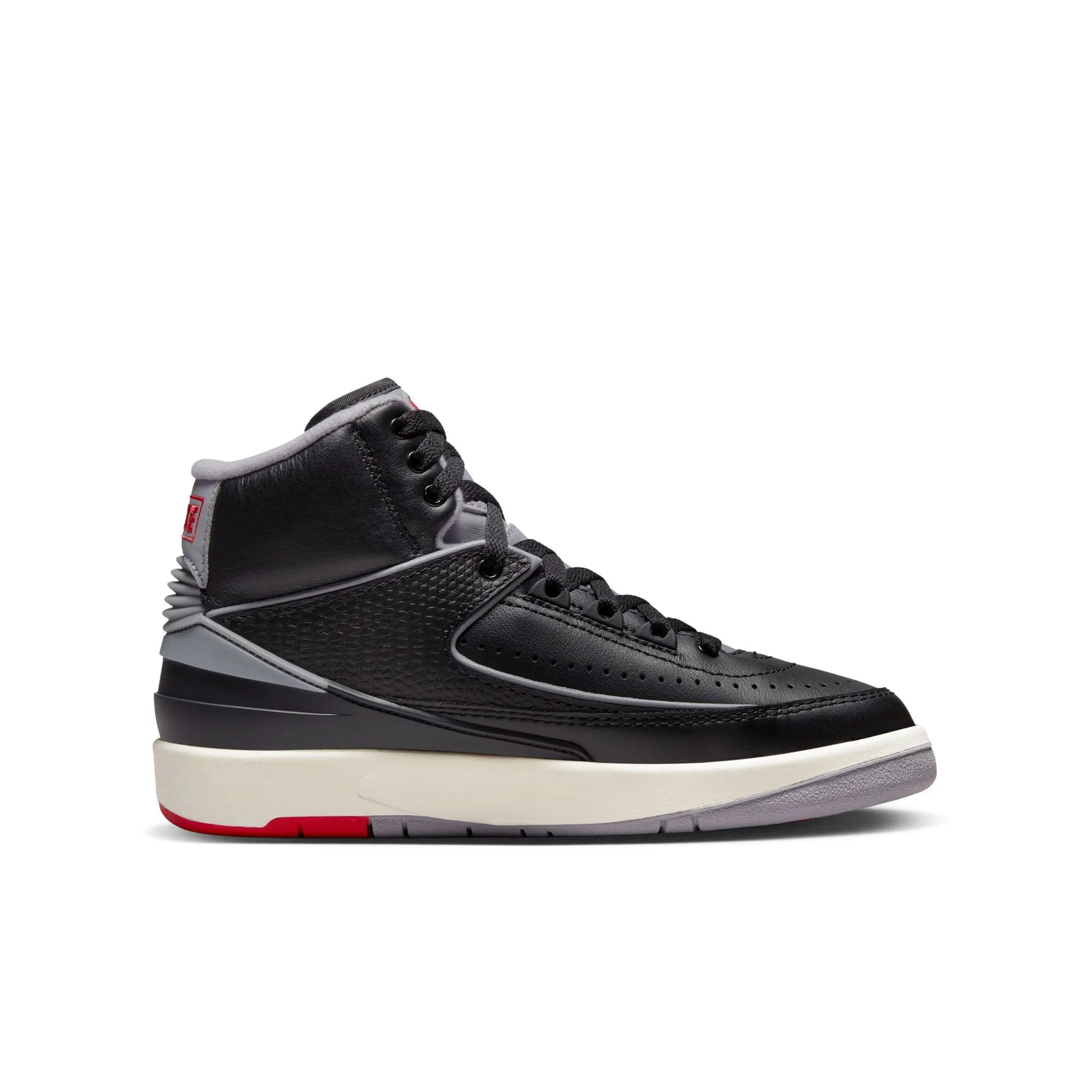 Youth Air Jordan 2 Retro 'Black Cement'